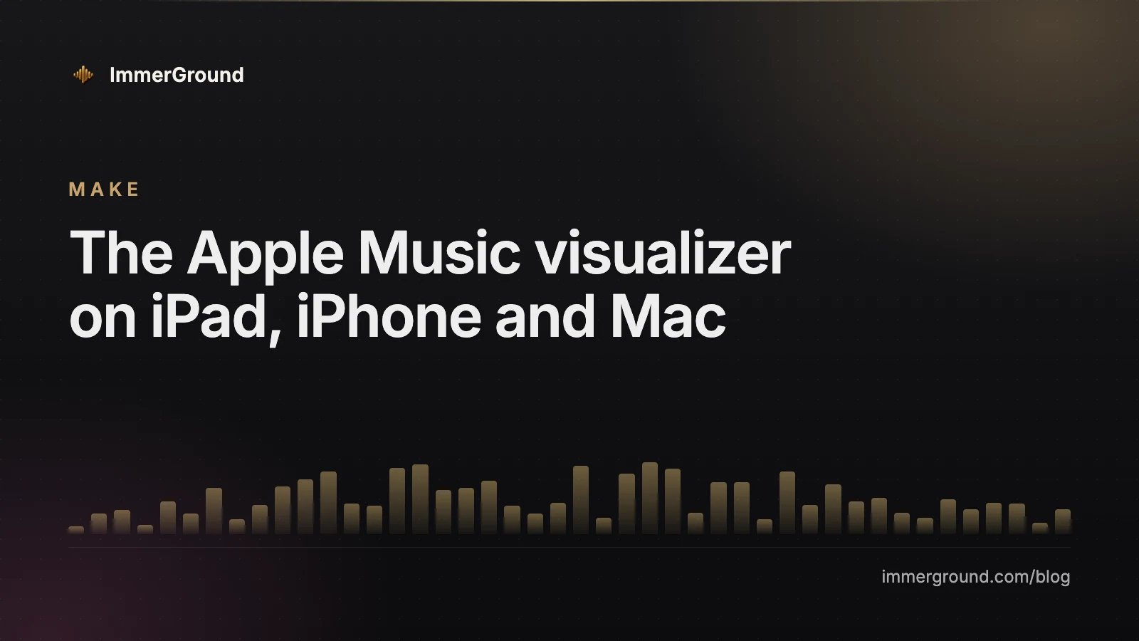 The Apple Music visualizer on iPad, iPhone and Mac