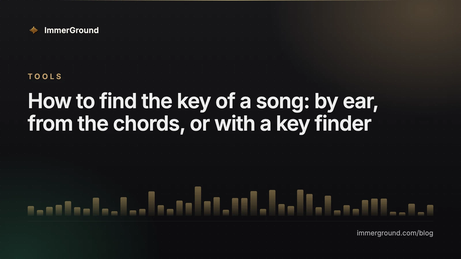 How to find the key of a song: by ear, from the chords, or with a key finder