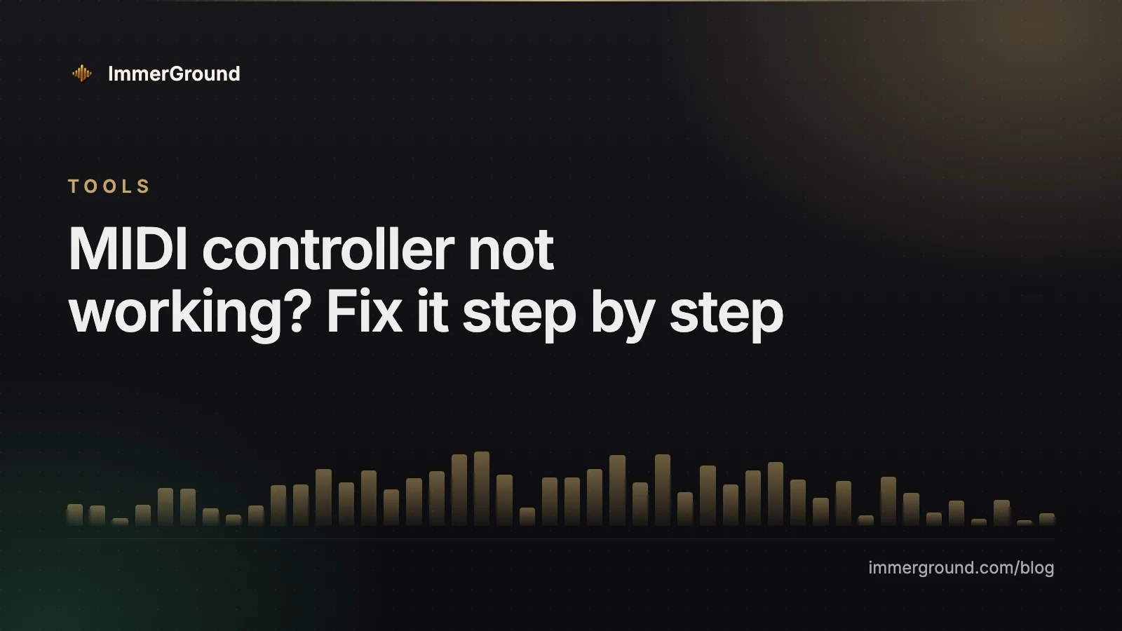 MIDI controller not working? Fix it step by step