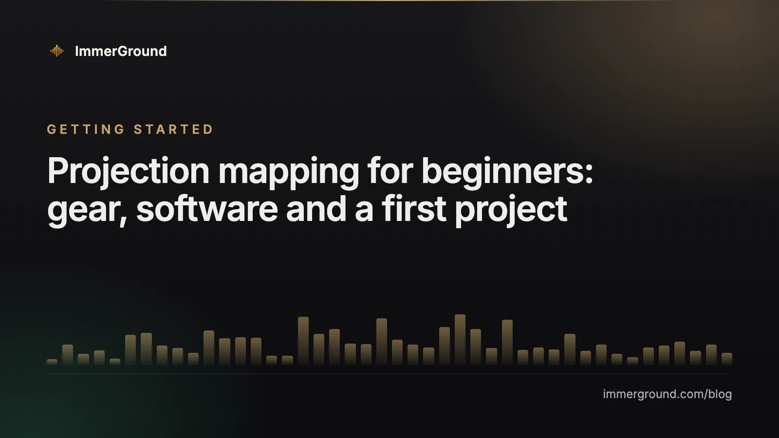 Projection mapping for beginners: gear, software and a first project